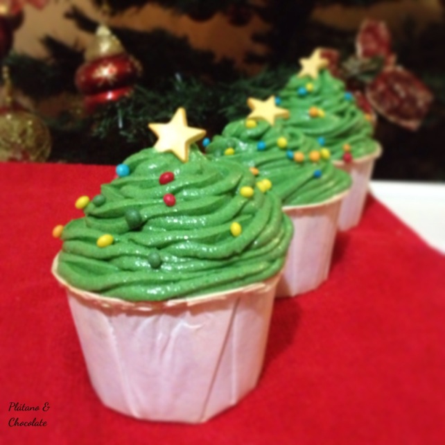 cupcakes árbol de navidad